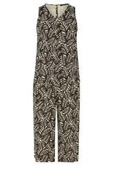 EVANS Plus Size Brown Leaf Print Linen Set | Evans 7