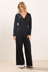 PixieGirl Petite Women's Black Wide Leg Jumpsuit | PixieGirl 1