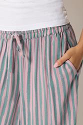PixieGirl Petite Women's Pink Stripe Balloon Trousers | PixieGirl 4