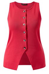LIMITED COLLECTION rood gebreid gilet