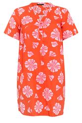 YOURS Plus Size Orange Floral Pleat Front Dress | Yours Clothing 5