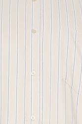 KAM Big & Tall Stone Brown Short Sleeve Stripe Shirt | BadRhino 5