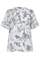 LIMITED COLLECTION Plus Size Grey Camo Print T-Shirt | Yours Clothing