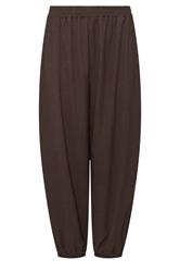 M&Co Chocolate Brown Balloon Leg Trousers | M&Co 5