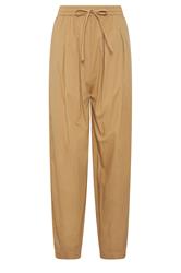 LTS Tall Women's Stone Brown Cotton Barrel Leg Trousers | Long Tall Sally 5