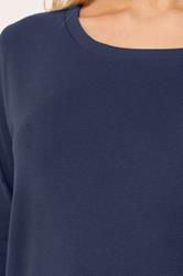 M&Co 2 PACK Navy Blue & White Cotton Tops | M&Co  7