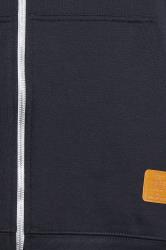 D555 Big & Tall Navy Blue Zip Through Sleeveless Hoodie | BadRhino 4