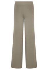 LTS Tall Mocha Brown Knitted Wide Leg Trousers
