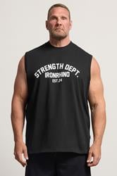 IronRhino Big & Tall Black Strength Dept Vest | BadRhino 1