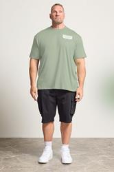 BadRhino Big & Tall Green 'Paradise' Graphic T-Shirt | BadRhino 1