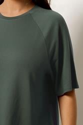 YOURS Plus Size Sage Green Soft Touch T-Shirt | Yours Clothing 4