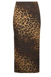 LIMITED COLLECTION Curve Brown Maxi Leopard Print Skirt