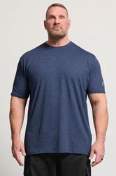 KAM Big & Tall Indigo Blue Active T-Shirt | BadRhino 3