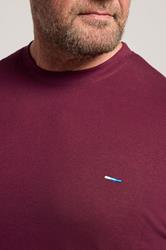 BadRhino Big & Tall Wine Red Extra Long Long Sleeve T-Shirt 4