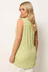YOURS Plus Size Green Paisley Print Blouse | Yours Clothing 2