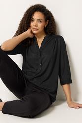 M&Co Black Textured Lightweight Blouse| M&Co 3