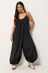 PixieGirl Petite Women’s Black Balloon Jumpsuit | PixieGirl 2