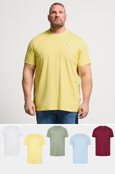 BadRhino Big & Tall 5 PACK Yellow/Green/Blue/Red/White Core T-Shirts | BadRhino 2