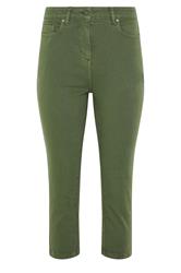 M&Co Green Ankle Grazer Jeans
