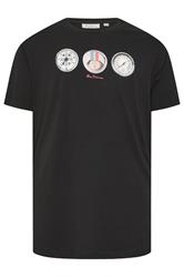 Ben Sherman Big & Tall Black Speed Graphic T-Shirt | BadRhino 2