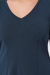 LIMITED COLLECTION Plus Size Navy Blue Corset Top | Yours Clothing 4