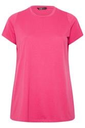 YOURS 3 PACK Plus Size Teal Blue & Pink Core T-Shirts | Yours Clothing 10