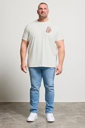 BadRhino Big & Tall Off White Hot Slice Graphic T-Shirt | BadRhino 2