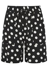 M&Co Black & White Polka Dot Shorts | M&Co 5