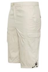 BadRhino Big & Tall Stone Brown Long Length Cargo Shorts | BadRhino 7