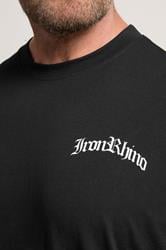 IronRhino Big & Tall Black Old English T-Shirt | BadRhino 4