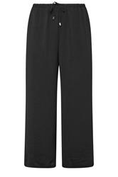 EVANS Plus Size 2 Pack Black & Navy Wide Leg Trousers | Evans 9