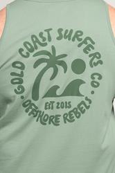 BadRhino Big & Tall Green Graphic Vest Top 6