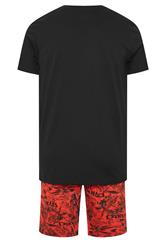 BadRhino Big & Tall Red Deadpool Pyjama Set | BadRhino 6