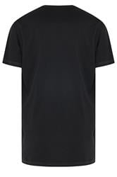 KAM Big & Tall Black 'Greystone' Graphic Print T-Shirt | BadRhino 2