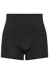 YOURSET Plus Size 2 PACK Black & Nude Seamless Control High Waisted Shorts | Yours Clothing 11