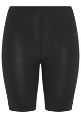 YOURSET 2 PACK Plus Size Black Ditsy Floral Cycling Shorts | Yours Clothing 10