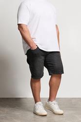 BadRhino Big & Tall Black Wash Carpenter Shorts | BadRhino 1