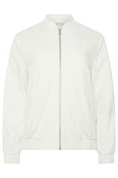 M&Co Ivory White Bomber Jacket | M&Co 5