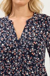 YOURS Plus Size Black Floral Shirt | Yours Clothing 4