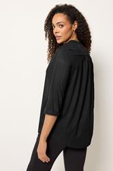 M&Co Black Textured Lightweight Blouse| M&Co 2