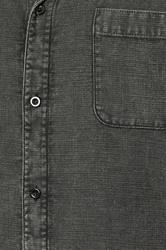 BadRhino Big & Tall Grey Acid Wash Cotton Shirt | BadRhino 8