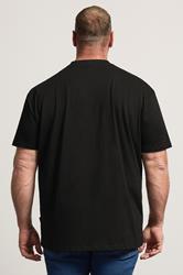 BadRhino Big & Tall Black Iron Maiden Graphic Short Sleeve T-Shirt | BadRhino 2