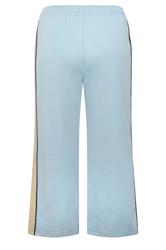 PixieGirl Petite Women's Blue & Brown Colourblock Wide Leg Joggers | PixieGirl 3
