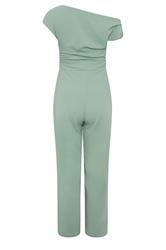 STAR Sage Green Wide Leg Draped Jumpsuit | StarBYJM 6