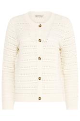 M&Co Cream Crochet Cardigan