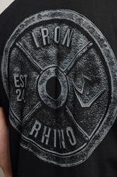 IronRhino Big & Tall Black Weight Plate T-Shirt | BadRhino 5