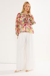 STAR Pink Floral Frill Blouse | StarByJM 1