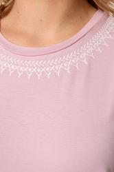 YOURS Plus Size Pink Embroidered Vest Top | Yours Clothing 4