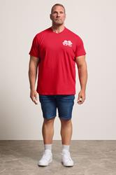 BadRhino Big & Tall Red 'Grill & Chill' T-Shirt | BadRhino 1
