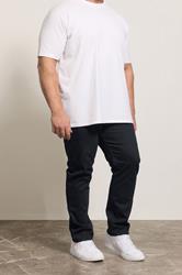 KAM Black KBS 150 Straight Leg Jeans | BadRhino 3